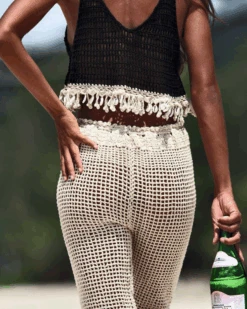 Häkeltop Nassau 12 Häkeltop Nassau -Herz Schmuck Geschaft Haekeltop Crop Top Crochet Muschel Beach Bohemian Nassau schwarz 1 942550