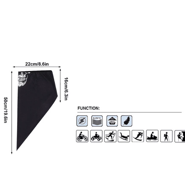 Hals-Mundschutz Loop Stoffmaske Skull Collection – Bild 8