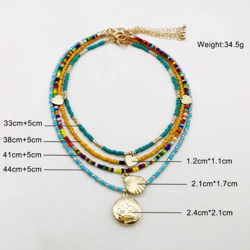 Halsketten Choker Set Bora-Bora – Bild 8