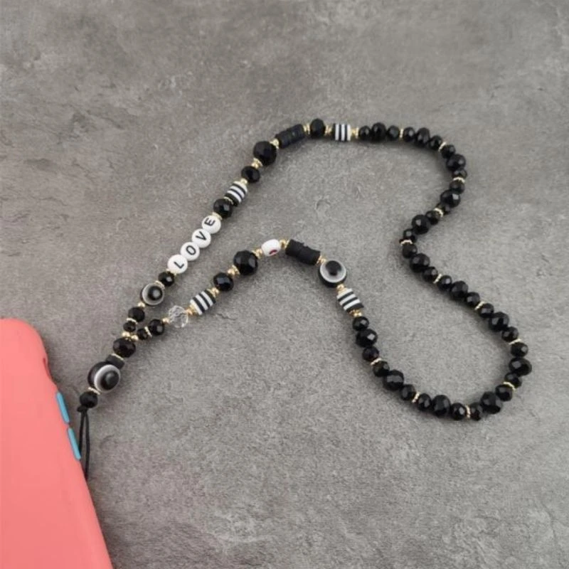 Schwarze Handykette Dark Love 4 Schwarze Handykette Dark Love – Bild 2