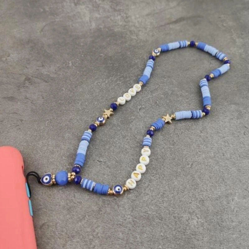 Blaue Handykette Happy San Blas