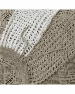 Häkelhose Nassau -Herz Schmuck Geschaft Hosen Crochet Knitted haekelhosen Sommerhosen Beachstyle zweifarbig beige weiss Nassau 1 177168