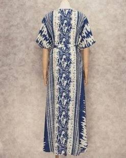 Kaftan Tunika Koh Lanta 31 Kaftan Tunika Koh Lanta -Herz Schmuck Geschaft Kaftan Tunika Kimono Cover Up Kleid Boho Bohemian Damen Fashion JustStyle Ethno Hippie Gipsy Baumwolle Sommer Koh Lanta blau 6 337587