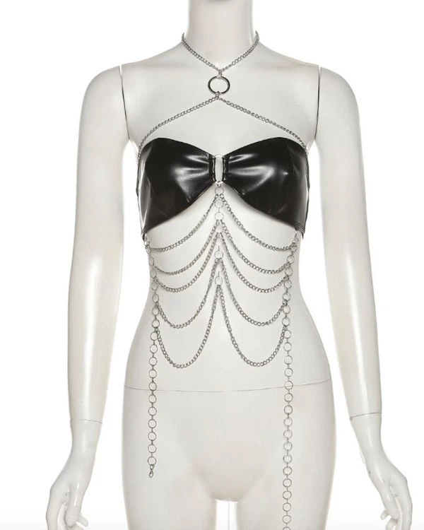 Leder & Ketten Top Lara – Bild 11