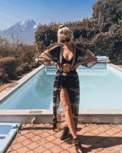 Kimono Golden Panther -Herz Schmuck Geschaft Kimono Bohemian Coverup Bikini Ibiza Fashion Festival Schweiz Cindy Gold Panther 4