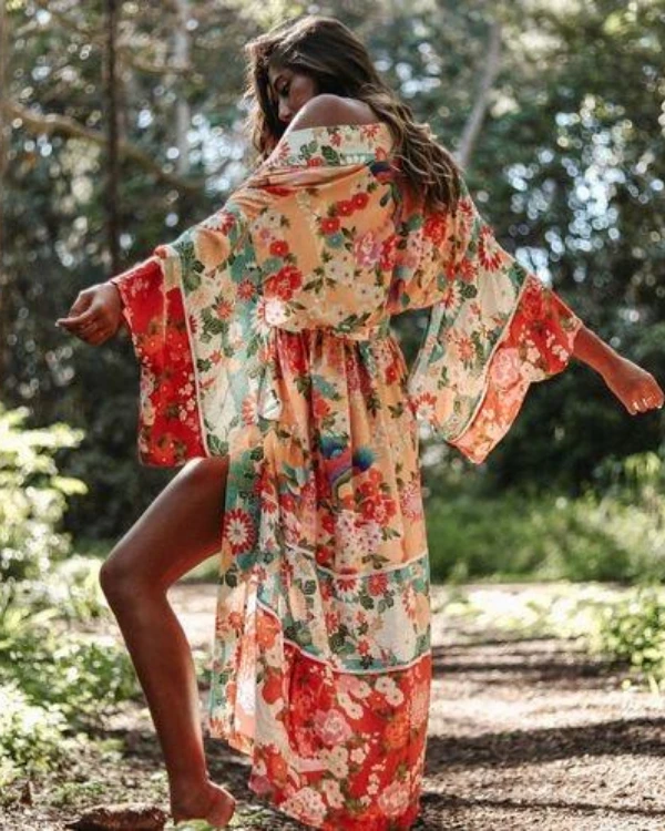 Kimono Wild Bloom – Bild 5