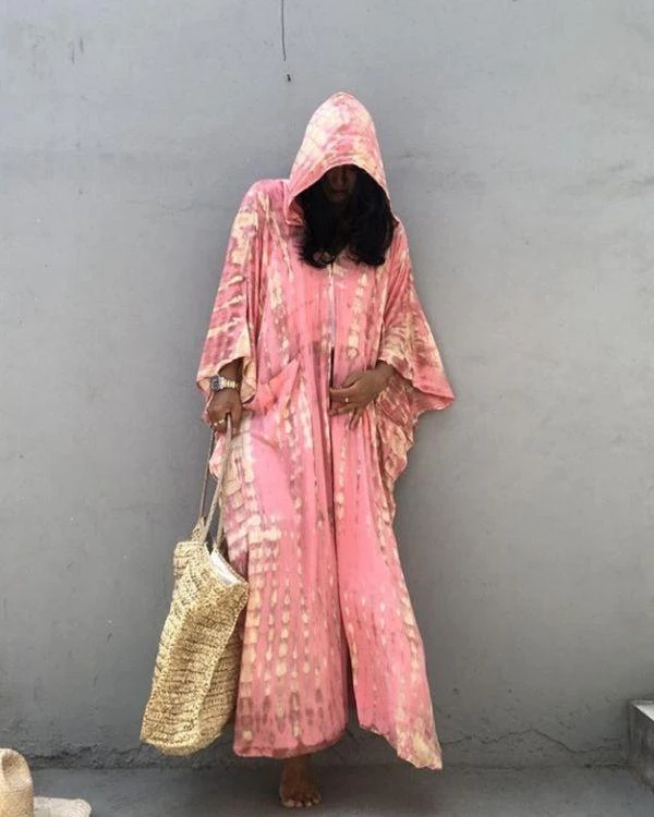 Kaftan Kapuzen Kimono Koh Phangan – Bild 5