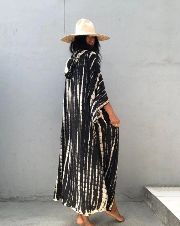 Kaftan Kapuzen Kimono Koh Phangan – Bild 3