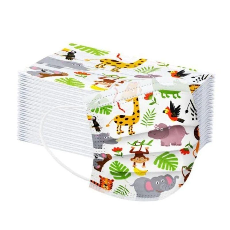 Kinder Einwegmasken Jungle