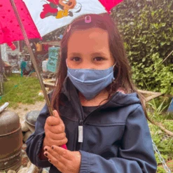 Kinder Gesichtsmaske Nemo -Herz Schmuck Geschaft Kindermaske Gesichtsmaske Kinder Hygienemaske Kids Baumwolle Schweiz blau 2 329545