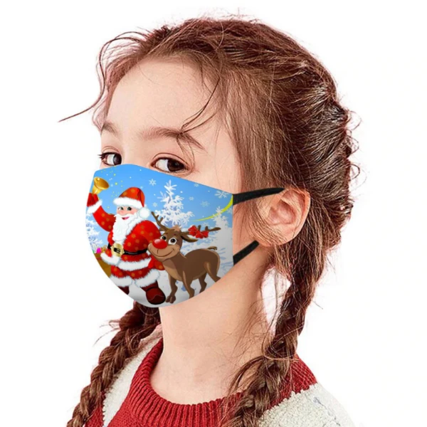 Kindermaske Ho Ho Ho – Bild 3