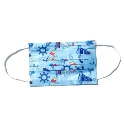 Einwegmasken Kinder Schiff Ahoi -Herz Schmuck Geschaft Kindermasken Einwegmasken Hygienemasken Kinder Farbig Bunt Motive Schutzmasken Schweiz JustStyle blau Schiff Ahoi 1 604412