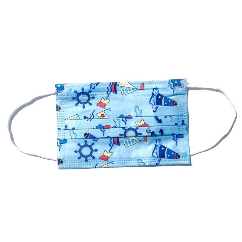 Einwegmasken Kinder Schiff Ahoi – Bild 3