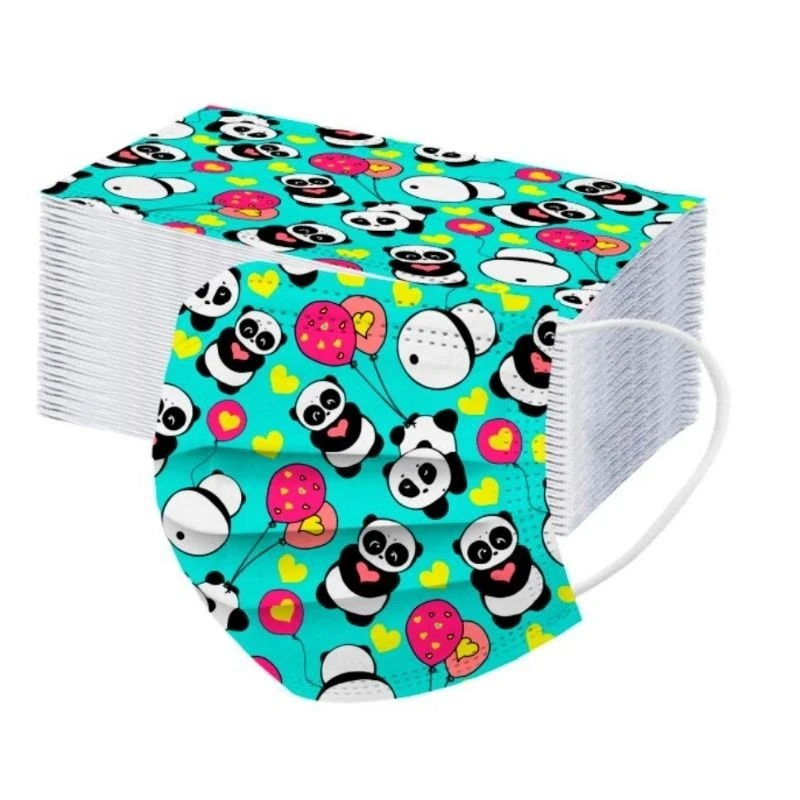Kinder Hygienemaske Panda Ballon