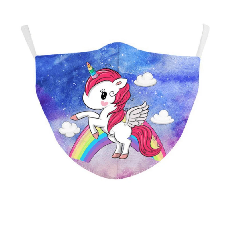 Kindermasken Einhorn Mädchen – Bild 2