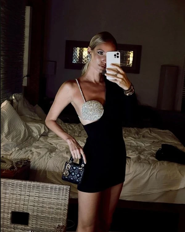 Bodycon Schulter Kleid Cindy – Bild 4