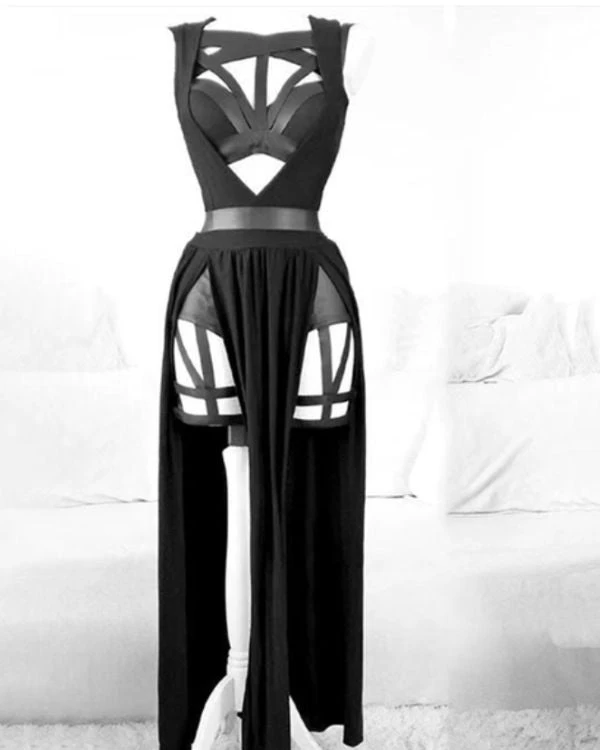 Gothic Bondage Kleid Ariel
