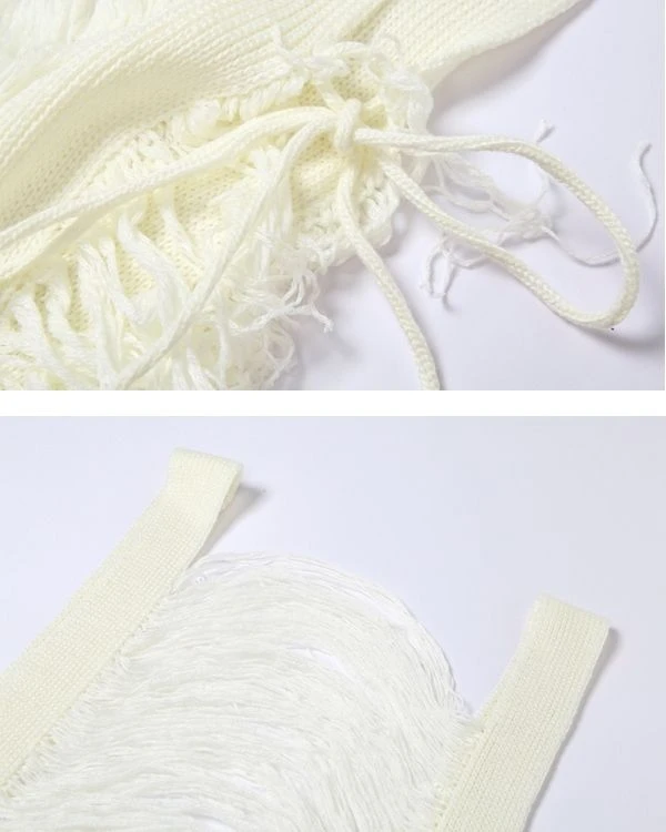 Fransen Knitted Kleid Tulumnia – Bild 7