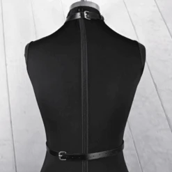 Körpergürtel Harness Paula -Herz Schmuck Geschaft Koerperguertel Harness Fetisch Kunstleder Festival Schmuck Accessoires schwarz Paula 2 849512