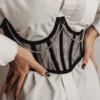 Korsett Top Sofia -Herz Schmuck Geschaft Korsett Top Guertel Crop Top Erotik Fashion Just Style Sofia schwarz 10 542668