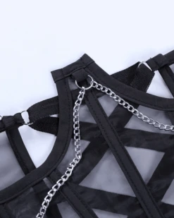 Korsett Top Sofia -Herz Schmuck Geschaft Korsett Top Guertel Crop Top Erotik Fashion Just Style Sofia schwarz 5 672028