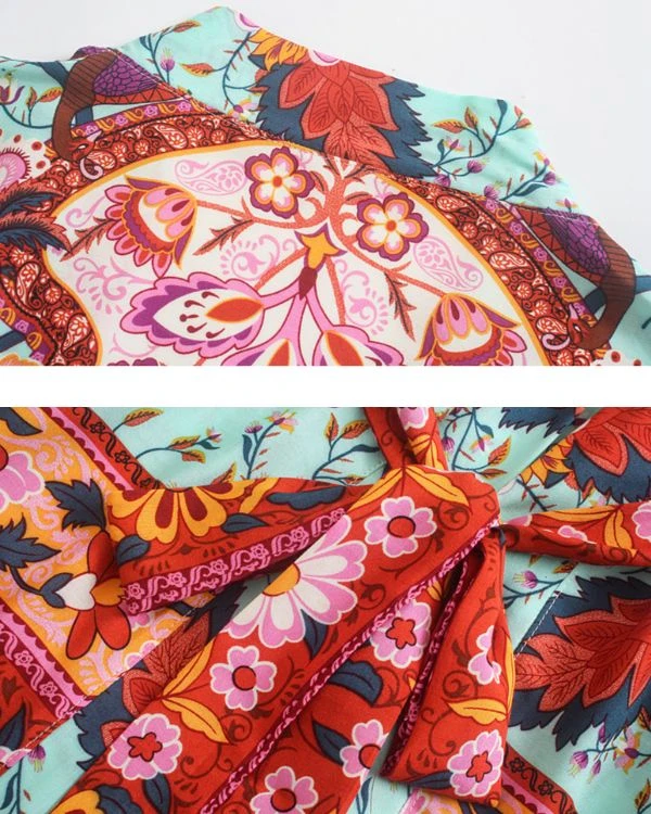 Kimono Flower Sari – Bild 7