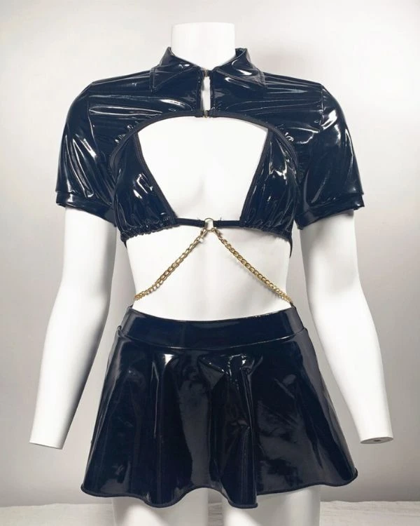 Latex Bra Rock Set Leijla – Bild 5