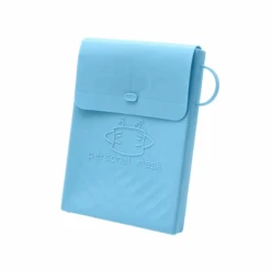 Maskenetui "personal Mask" -Herz Schmuck Geschaft Maskenetui Maskenbox Mask Storage Portable Maskentasche PVC Maskenzubehoer Maskenextras Personal Mask blau 914681