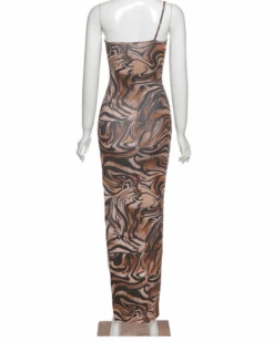 Maxikleid Safari 19 Maxikleid Safari -Herz Schmuck Geschaft Maxikleid Kleid Sommerkleid Damen Longdress Bohemian Bohochic braun schwarz Safari 4 110453