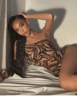 Maxikleid Safari 14 Maxikleid Safari -Herz Schmuck Geschaft Maxikleid Kleid Sommerkleid Damen Longdress Bohemian Bohochic braun schwarz Safari 9