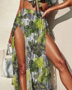 Beach Rock Janeiro 5 Beach Rock Janeiro -Herz Schmuck Geschaft Maxirock Beachrock Strandrock Bikinirock Rock lang Damen gruen Palmen Janeiro 2 822009