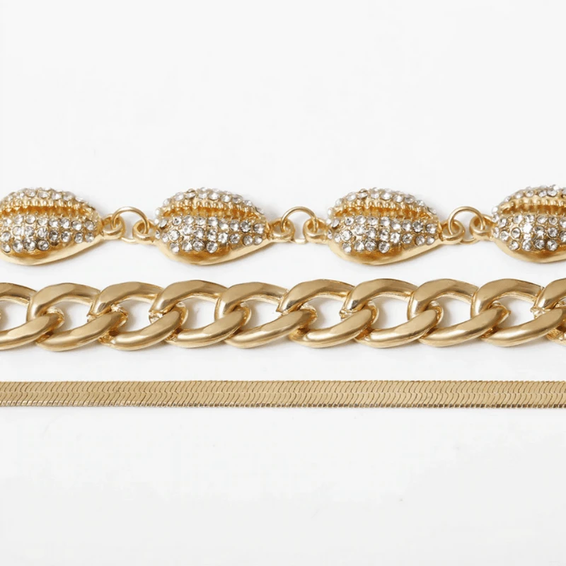 Armband Set Glitter Seashell 6 Armband Set Glitter Seashell – Bild 4