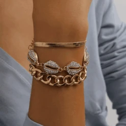 Armband Set Glitter Seashell 11 Armband Set Glitter Seashell -Herz Schmuck Geschaft Multi Armband Armketten Armschmuck Handgelenk Schmuck Accessoires Sets Gliederketten Muschelkette Muscheln Glitzer gold Glitter Seashell 7 721076