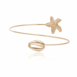 Oberarmreifen Seastar -Herz Schmuck Geschaft Oberarmreifen Reifen Schmuck Damen Bohemian Beachstyle Hippiestyle gold Seastar 3 352513