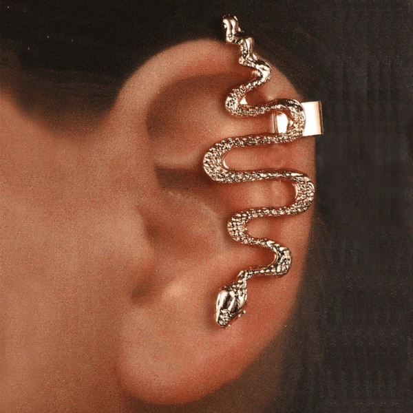 Ohrring Ear Cuff Snake