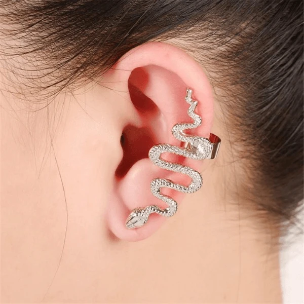 Ohrring Ear Cuff Snake – Bild 7
