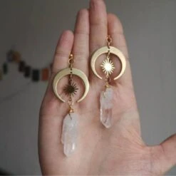 Ohrringe Stone Mystic Moon