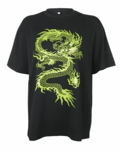 Oversize T-Shirt Dragon -Herz Schmuck Geschaft Oversize TShirt Shirt Fashion Drachen Japan Dragon 3 151881