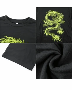 Oversize T-Shirt Dragon -Herz Schmuck Geschaft Oversize TShirt Shirt Fashion Drachen Japan Dragon 4 217238
