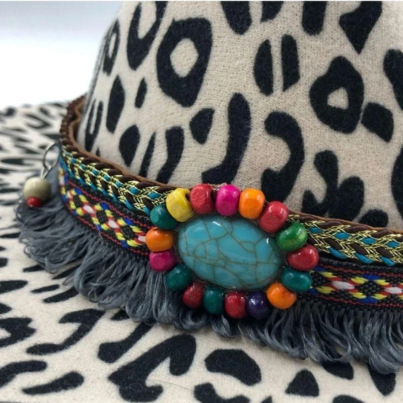 Panamahut Leopard Hippie – Bild 2