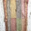 Pareo Tuch Denil -Herz Schmuck Geschaft Pareo Sarong Tuch Schal Pareos Boho Hippie Indien Blockprint Baumwolle Denil schwarz gelb rot gruen 1