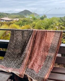 Pareo Tuch Denil 9 Pareo Tuch Denil -Herz Schmuck Geschaft Pareo Sarong Tuch Schal Pareos Boho Hippie Indien Blockprint Baumwolle Detail 5