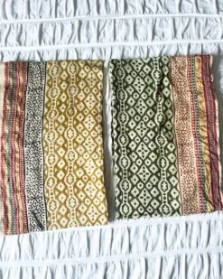 Pareo Tuch Sarong Hema -Herz Schmuck Geschaft Pareo Sarong Tuch Schal Pareos Boho Hippie Indien Blockprint Baumwolle Hema gelb gruen 1