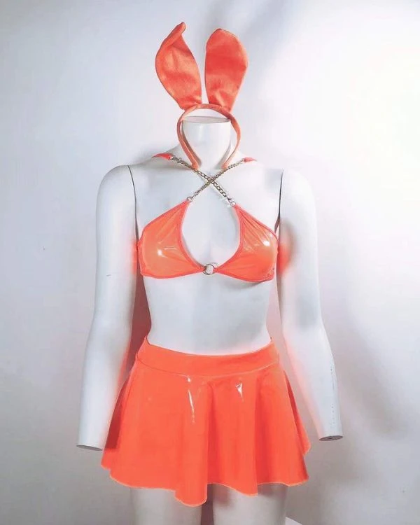 Top, Rock & Maske Set You Bunny – Bild 3