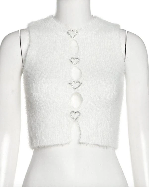 Plüsch Crop Top Corazon – Bild 3