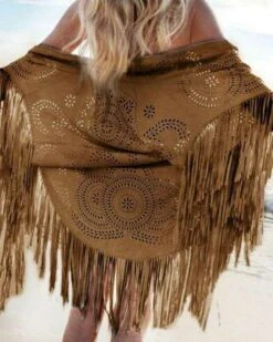 Poncho Cardigan Ethno Sun