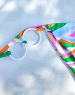 Vintage Bikini Retro Gusto -Herz Schmuck Geschaft Retro Bikini Set Vintage Bademode Farbig Triangel String Tanga Brazilian Ringe High Waist Brazil Bikinis Retro Gusto 3 874088