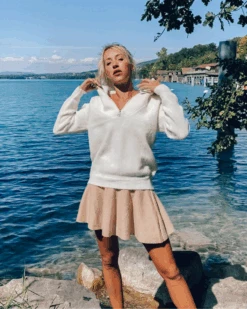 Knitted Rock Paula -Herz Schmuck Geschaft Rollkragen Pullover Knitted Rock Gestrickt Herbstlook Paula Xenya 6 815850