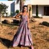 Rückenfreies Maxikleid Nandini -Herz Schmuck Geschaft Rueckenfreies Kleid Maxikleid Sommerkleid Paisley Boho Damen Viskose luftig leicht Nandini Cindy Ibiza 8