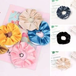 Reissverschluss Scrunchies Haargummi Marbella